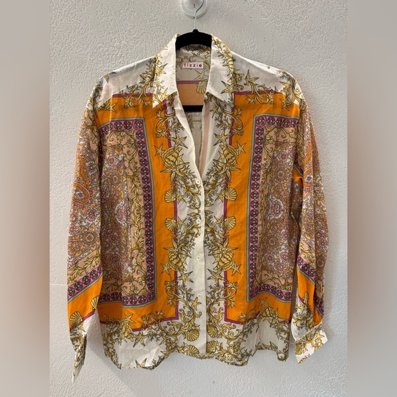 TIZZE BUCKHEAD BOXY TOP ENGINEERED PRINT S - Picture 3 of 8